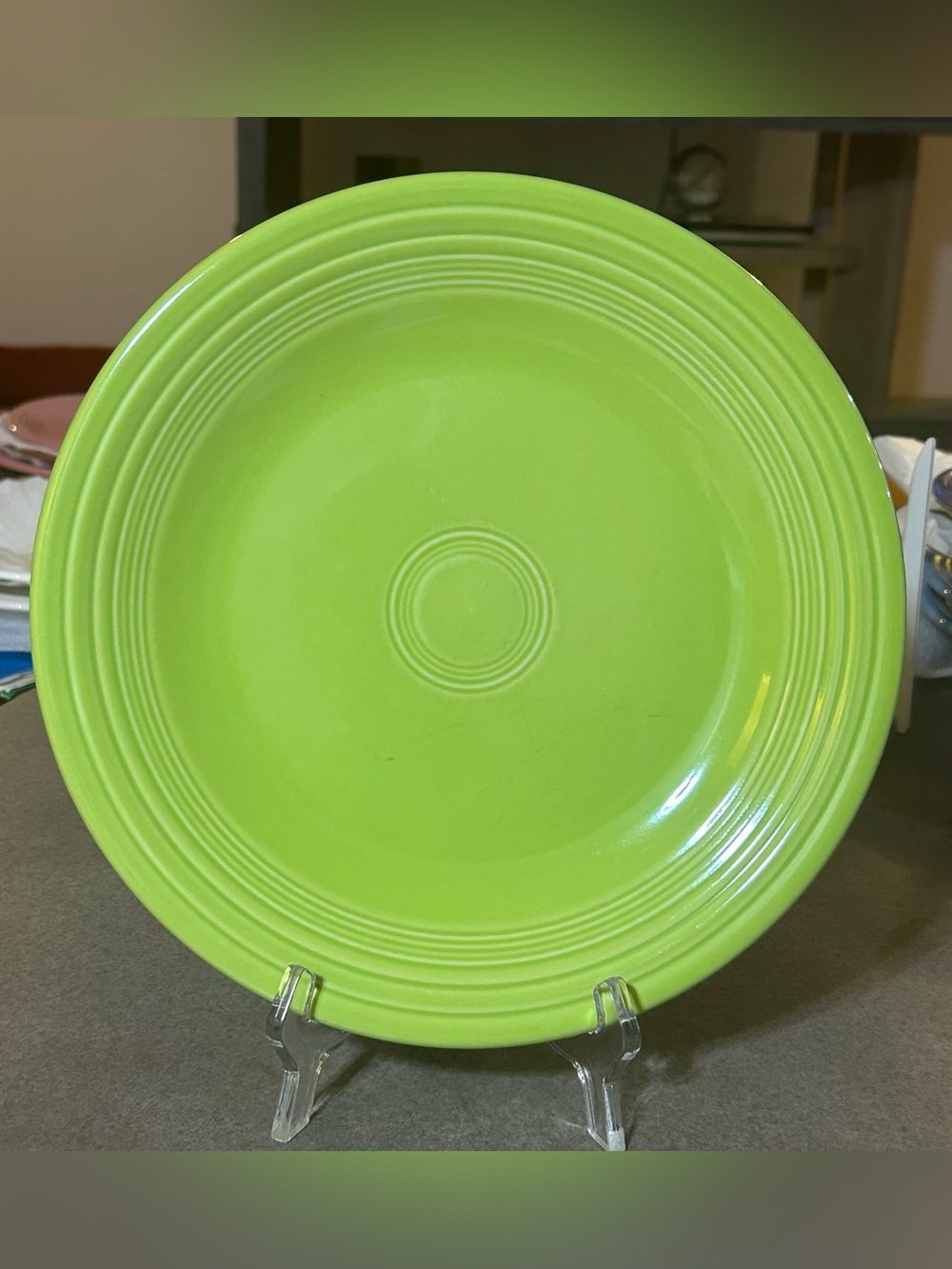 FIESTA Chartreuse Green 10.5” Classic Dinner Plate (1997-1999) Retired Color